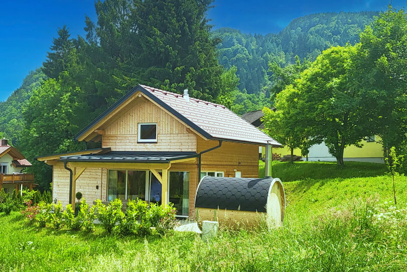 Buitenaanzicht Dijkstra's cottage - Vakantiewoning Oostenrijk